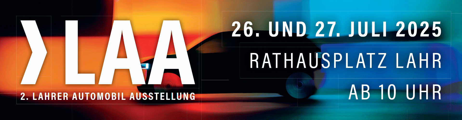 LAA 2025 - Lahrer Automobil Ausstellung Banner